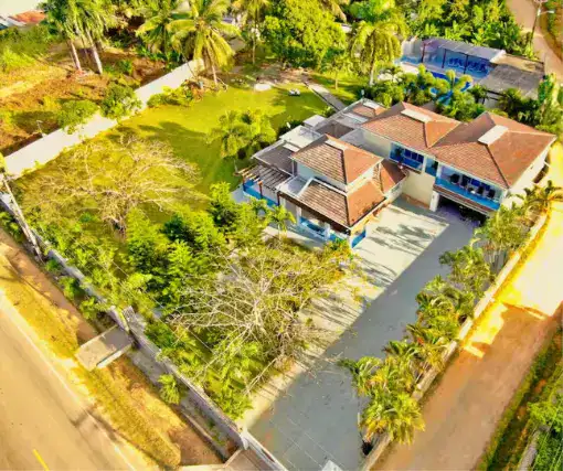 villas en terrenas republica dominicana vista area de la villa