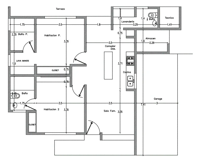 villas en venta las terrenas republica dominicana plano