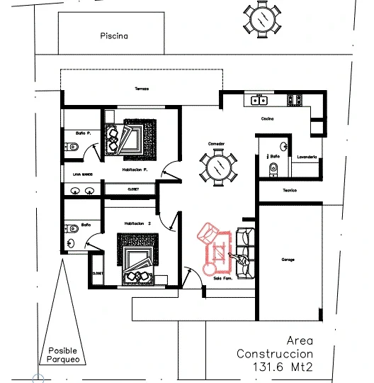 villas en venta las terrenas republica dominicana plano